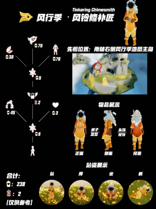 光遇复刻风铃先祖位置在哪